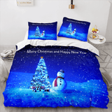 Merry Christmas Bedding Sets Full Duvet Covers Comforter Bed Sheets - EBuycos