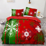 Merry Christmas Bedding Sets Soft Full Duvet Covers Comforter Bed Sheets - EBuycos