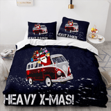 Merry Christmas Bedding Sets Soft Full Duvet Covers Comforter Bed Sheets - EBuycos