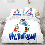 Merry Christmas Bedding Sets Soft Full Duvet Covers Comforter Bed Sheets - EBuycos