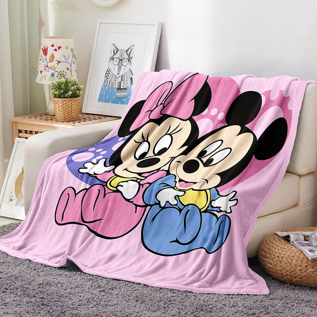 Mickey Blanket Flannel Throw Room Decoration