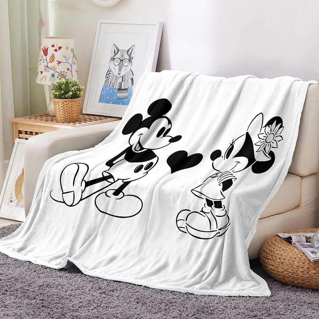 Mickey Blanket Flannel Throw Room Decoration