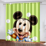 Mickey Mouse Curtains Blackout Window Drapes