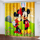 Mickey Mouse Curtains Blackout Window Drapes