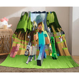 Minecraft Flannel Fleece Blanket