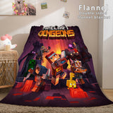 Minecraft Flannel Fleece Throw Cosplay Blanket Comforter Set - EBuycos