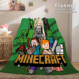 Minecraft Flannel Fleece Throw Cosplay Blanket Comforter Set - EBuycos