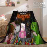 Minecraft Flannel Fleece Throw Cosplay Blanket Comforter Set - EBuycos