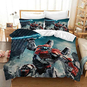 Transformers Optimus Prime Bedding Set Duvet Cover Bed Sets - EBuycos