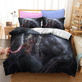 Movie Venom Cosplay Bedding Set Duvet Cover Halloween Bed Sheets Sets - EBuycos