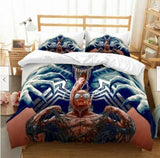 Movie Venom Cosplay Bedding Set Duvet Cover Halloween Bed Sheets Sets - EBuycos