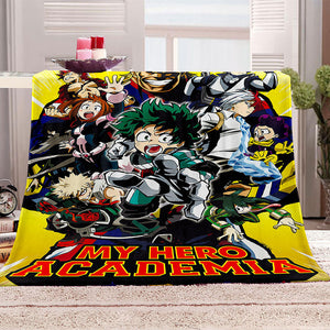 My Hero Academia Blanket Flannel Throw Room Decoration