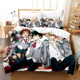Anime My Hero Academia Cosplay Bedding Set Duvet Cover Comforter Bed Sheets - EBuycos