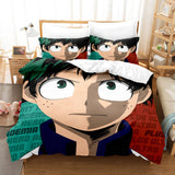 My Hero Academia Cosplay Bedding Set Duvet Cover Comforter Bed Sheets - EBuycos