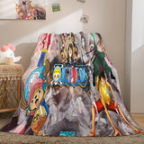 ONE PIECE Cosplay Soft Flannel Fleece Throw Blanket Comforter Sets - EBuycos