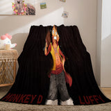 ONE PIECE Cosplay Soft Flannel Fleece Throw Blanket Comforter Sets - EBuycos