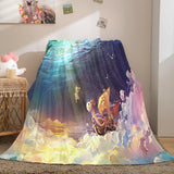ONE PIECE Cosplay Soft Flannel Fleece Throw Blanket Comforter Sets - EBuycos