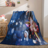 ONE PIECE Cosplay Soft Flannel Fleece Throw Blanket Comforter Sets - EBuycos