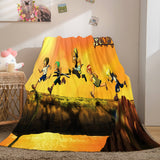 ONE PIECE Cosplay Soft Flannel Fleece Throw Blanket Comforter Sets - EBuycos