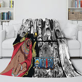 ONE PIECE Throw Flannel Blanket Soft Cozy All Seasons for Sofa Bed - EBuycos