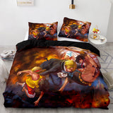 One Piece Cosplay Bedding Sets Duvet Covers Quilt Comforter Bed Sheets - EBuycos