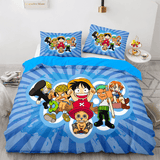 One Piece Cosplay Bedding Sets Full Duvet Covers Comforter Bed Sheets - EBuycos