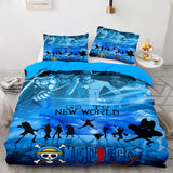 One Piece Cosplay Bedding Sets Soft Duvet Covers Comforter Bed Sheets - EBuycos