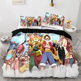 One Piece Cosplay Bedding Sets Soft Duvet Covers Comforter Bed Sheets - EBuycos