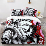 One Piece Cosplay Bedding Sets Soft Duvet Covers Comforter Bed Sheets - EBuycos