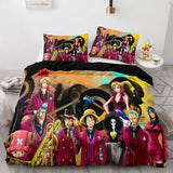 One Piece Cosplay Bedding Sets Soft Duvet Covers Comforter Bed Sheets - EBuycos