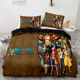 One Piece Cosplay Bedding Sets Soft Duvet Covers Comforter Bed Sheets - EBuycos