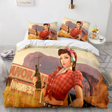 Overwatch Cosplay 3 Piece Bedding Sets Duvet Covers Bed Sheets - EBuycos