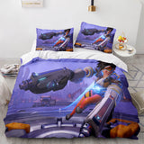 Overwatch Cosplay 3 Piece Bedding Sets Duvet Covers Bed Sheets - EBuycos