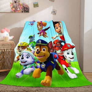 PAW Patrol Flannel Fleece Throw Cosplay Blanket Halloween Comforter Sets - EBuycos