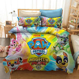 PAW Patrol Season 1 Bedding Set Kids Duvet Cover Quilt Bed Sheets Sets - EBuycos