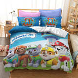 PAW Patrol Season 1 Bedding Set Quilt Duvet Cover Bed Sheets Sets - EBuycos