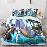 PS4 Overwatch Cosplay Bedding Set Duvet Covers Comforter Bed Sheets - EBuycos