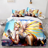 PS4 Overwatch Cosplay Bedding Set Duvet Covers Comforter Bed Sheets - EBuycos