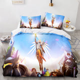 PS4 Overwatch Cosplay Bedding Set Duvet Covers Comforter Bed Sheets - EBuycos