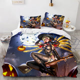 PS4 Overwatch Cosplay Bedding Set Duvet Covers Comforter Bed Sheets - EBuycos