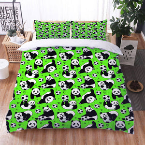 Panda Pattern Bedding Set Quilt Cover Without Filler