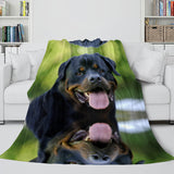Pet Puppy Dog Flannel Blanket Comforter Bedding Sets for All Seasons - EBuycos