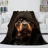 Pet Puppy Dog Flannel Blanket Comforter Bedding Sets for All Seasons - EBuycos