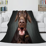 Pet Puppy Dog Flannel Blanket Comforter Bedding Sets for All Seasons - EBuycos