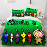 Pikmin Cosplay Comforter Bedding Set Duvet Covers Sets Bed Sheets - EBuycos