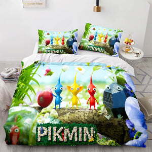 Pikmin Bedding Set Duvet Cover Bed Sets - EBuycos