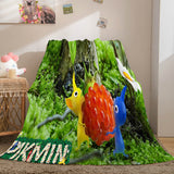 Pikmin Soft Flannel Fleece Throw Cosplay Blanket Comforter Bedding Set - EBuycos