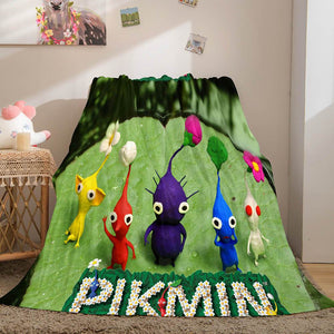 Pikmin Flannel Fleece Blanket - EBuycos
