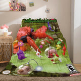 Pikmin Soft Flannel Fleece Throw Cosplay Blanket Comforter Bedding Set - EBuycos