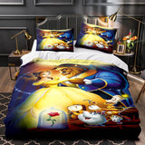 Princess Snow White Cinderella Belle Bedding Set Quilt Duvet Cover Sets - EBuycos